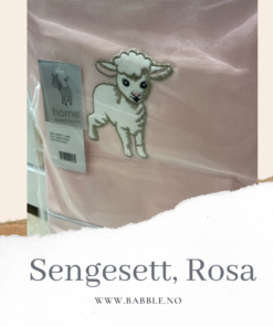 Sengesett, Sweet Lamb Rosa, 80x100 cm