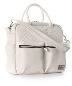 Emmaljunga Stelleveske De Luxe, Sand Beige Leath.