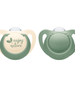 NUK Smokk Nature Silikon, Green, 6-18 mnd
