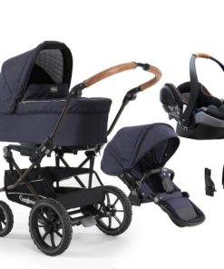 Emmaljunga 2023 | ALU S - Kombivogn Navy | iZi Go Modular Bilstol og Adapter