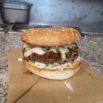 Hamburger meny 150g (med drikke)
