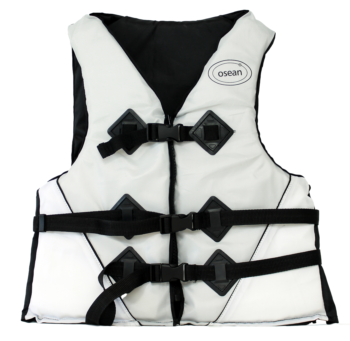 OSEAN flytevest sport S 30-50kg Grå/Hvit