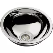 Rund stålvask Ø 290 mm