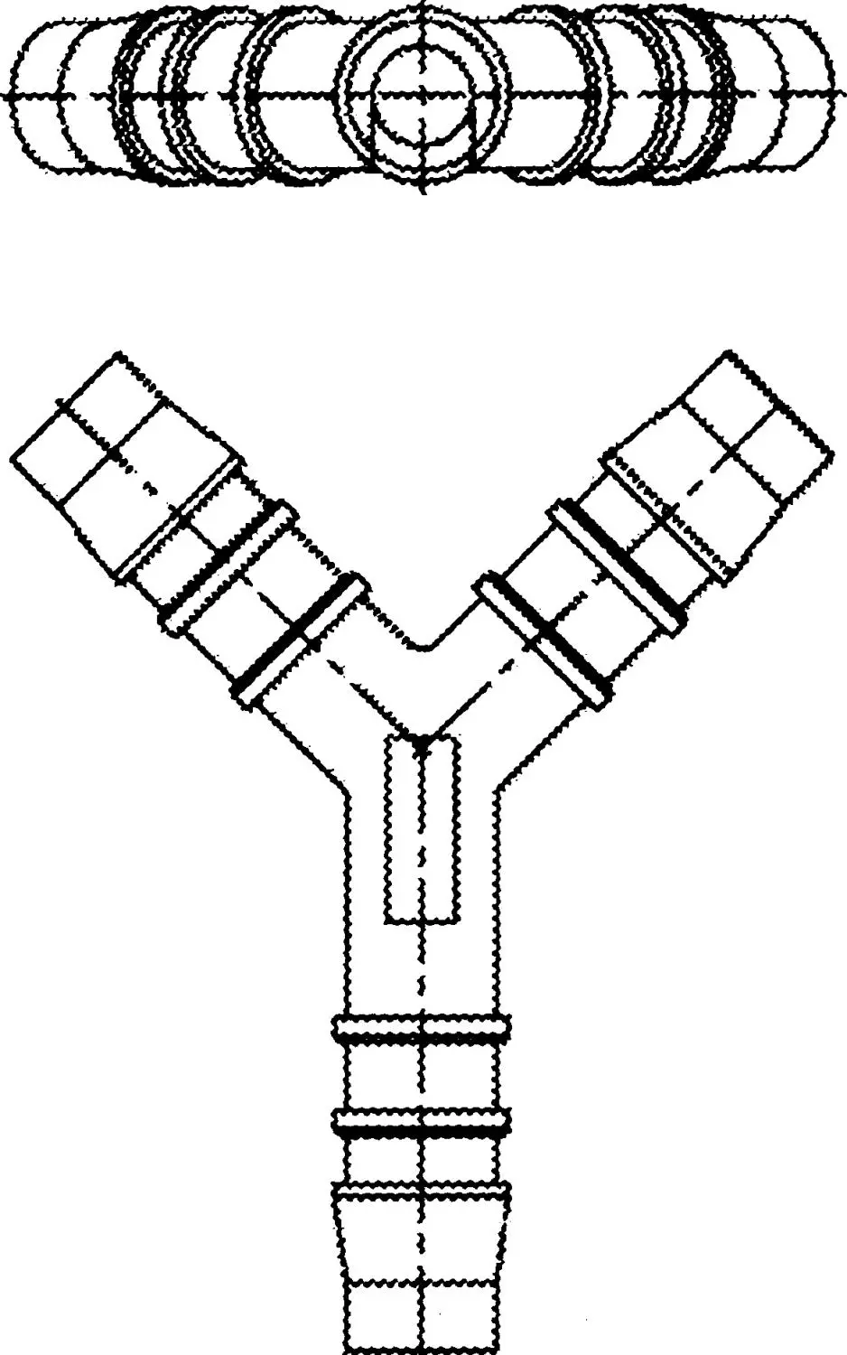 Y-stykke plast Ø 6 mm