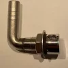 Vinkelbeslag 22 mm rør 90 grader syrefast