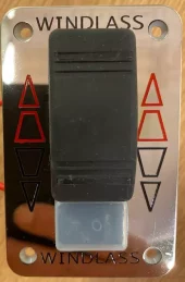 Bryterpanel til ankervinsj 12/24 volt