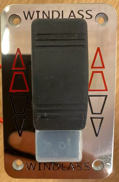 Bryterpanel til ankervinsj 12/24 volt