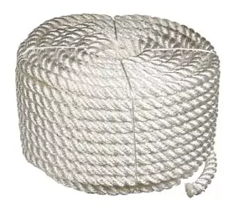 Nylontau 20 mm 3 slått pr mtr