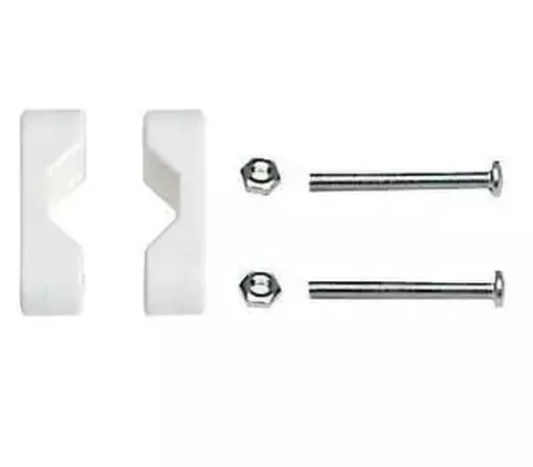 Universalfeste nylon 22/25 mm hvit