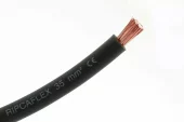 Batterikabel 25mm2 - Sort - 10 meter rull