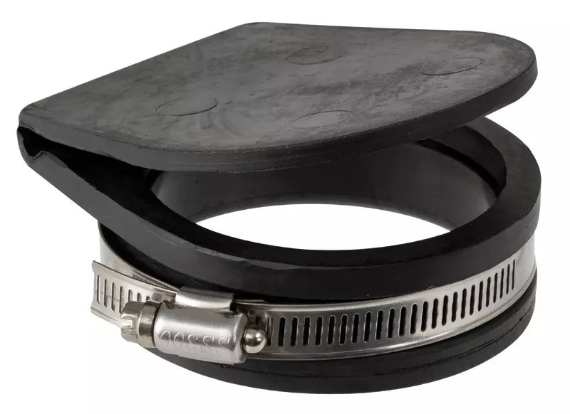 Eksosklaff i gummi 2" 52mm