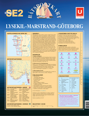 Båtsportkart SE2) - Lysekil-Marstrand-Gøteborg