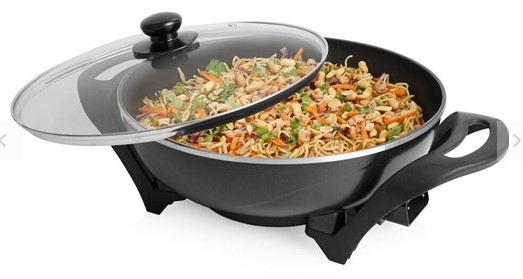 Stekepanne elektrisk wok 33 cm 1500 watt