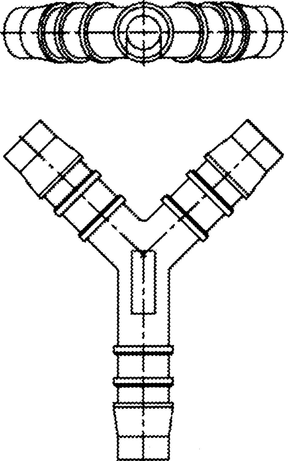 Y-stykke plast Ø 6 mm