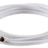 Dusjslange 4 mtr nylon/pvc med 3/8-1/2 fitting
