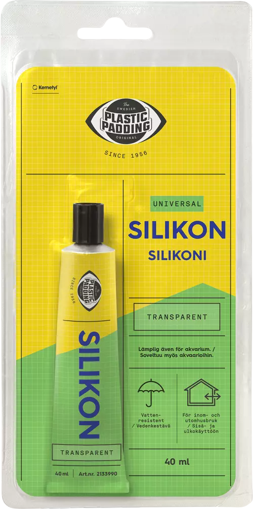 Plastic padding silikon transparent 40 ml