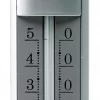 Badetermometer, sølv, flytende