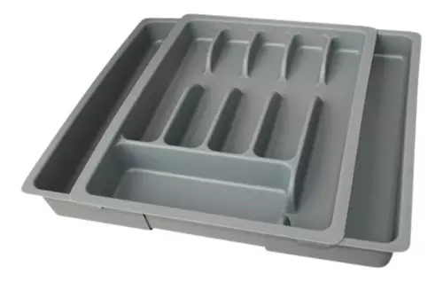 Bestikkskuffe justerbar 290-470x63x380 mm