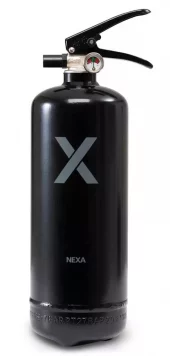 Brannslukningsapparat 2 kg Nexa sort PD2