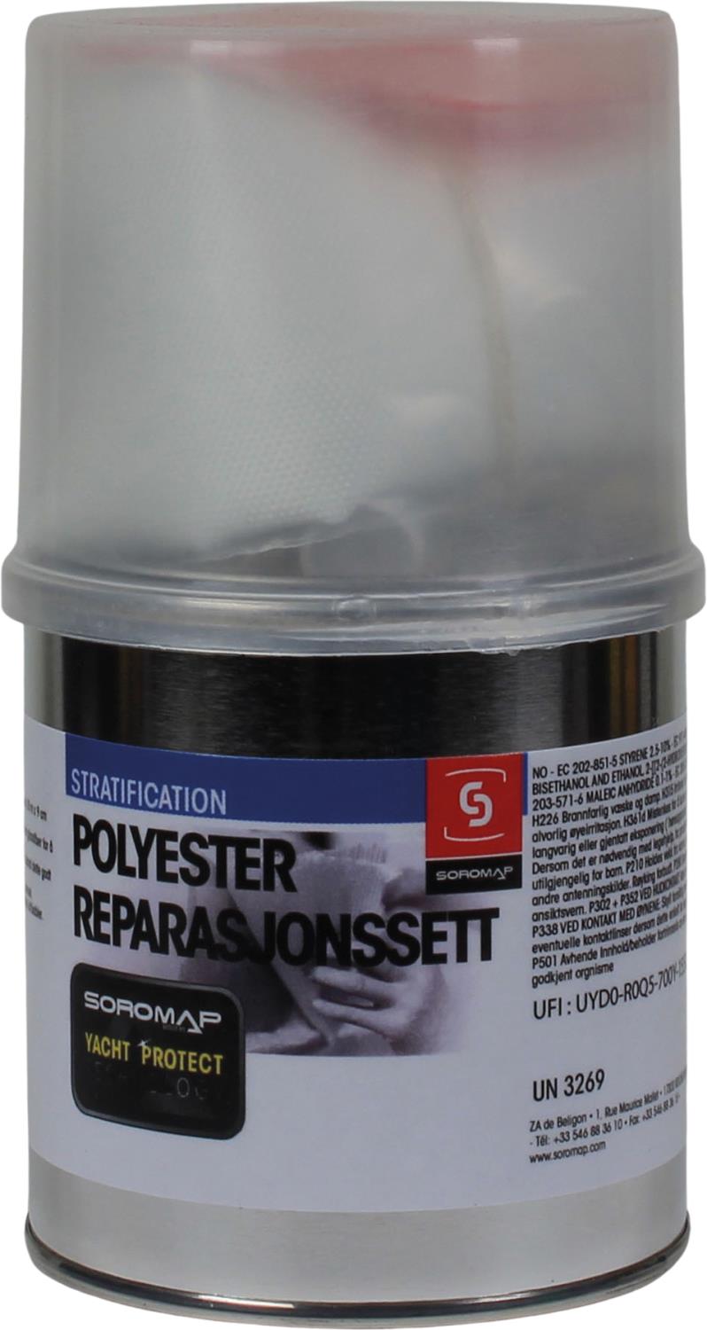 Soromap Polyester Kit reparasjonssett 250 g