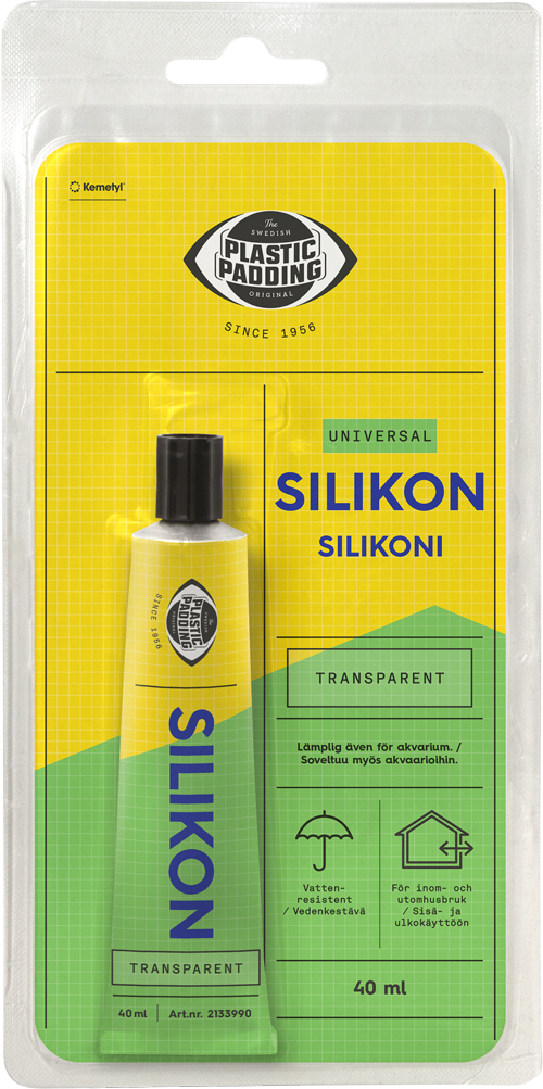 Plastic padding silikon transparent 40 ml