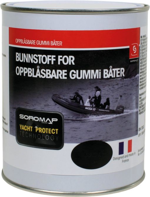 Soromap Bunnstoff Inflatable AF/Gummibåt sort 750ml