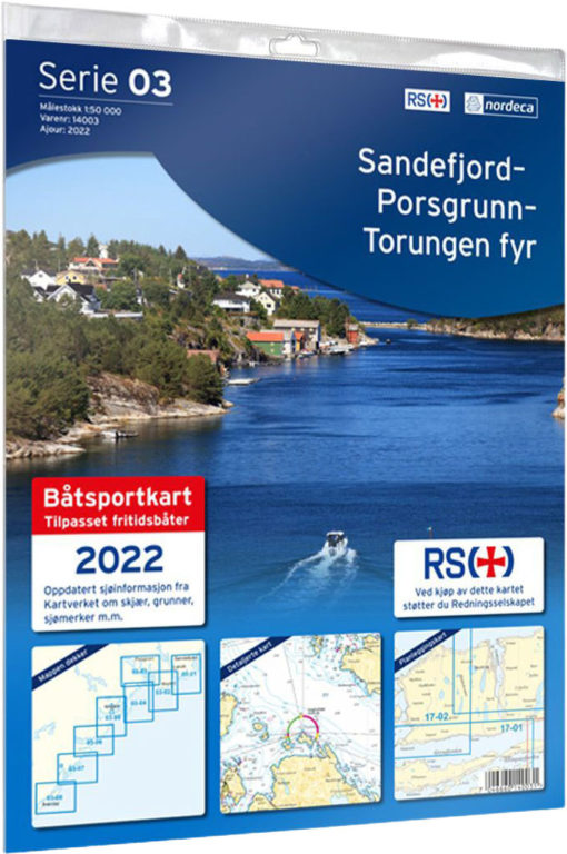 Kart båtsport Serie 03-Sandefj.-Porsgrunn-Torungen