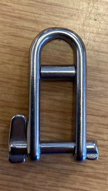 Fallsjakkel m/tverrpinne. Syrefast. 5 mm