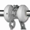 Ankerulle for rekke 22-25mm hvit plast