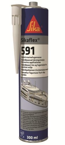 SIKA 591-Polymer Fuge/tettemasse HVIT 300ml patron