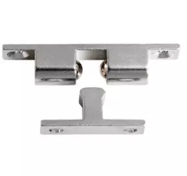 Snap i lås 49 mm forkrommet messing