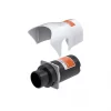 Seaflo el motor med kvern quiet flush 12 v