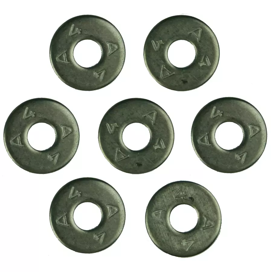 Skive bred A4 DIN 9021, 4,3 mm, 20 stk