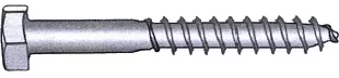 Fransk treskrue A4 DIN 571, 6 x 80 mm, 2 stk