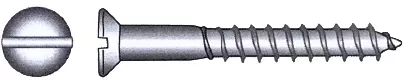 Treskrue A4 316 DIN 97, 6,0 x 70 mm, 2 stk