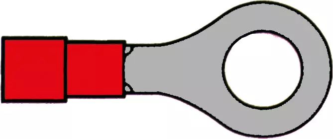 Ringsko blå 10,5 mm, 10 stk