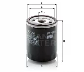Oljefilter Mann W 712/4