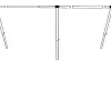 1852 Bakkestativ i aluminium m/bag 10,5 m