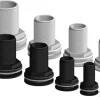Skroggjennomføring kompositt 3/4" BSP hvit