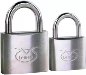 Lemen Hengelås Stainless steel SS40 Lang bøyle