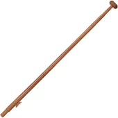 Flaggstang, lakkert mahogny, 125 cm