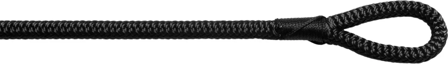 Robline Flettet fenderline 2-pk 6 mm x 1,5 m sort