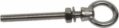 Øyebolt m/flens, 6 x 60 mm, rustfri