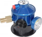 Gassregulator m/manometer click-on 1/4 gjengeutgang