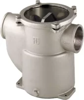 Sjøvannsfilter forniklet bronse bunnfeste 3/4"