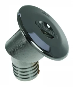 Dekksforskruvning forkrommet 45 grader, 1 1/2" Waste