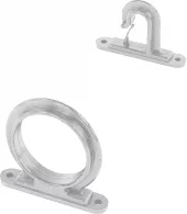 Holder for fiskestang, to deler, hvit