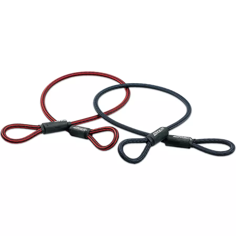 Robline Låsewire rød/sort 1,5 m