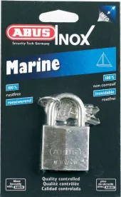 Abus Hengelås Marine, rustfri, 40 mm