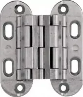 Hengsel i forkrommet messing 52 x 45 mm